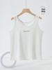 Plus Size Women's Korean Style Cotton Camisole Tank Top - Sleeveless Solid Color for Spring/Summer