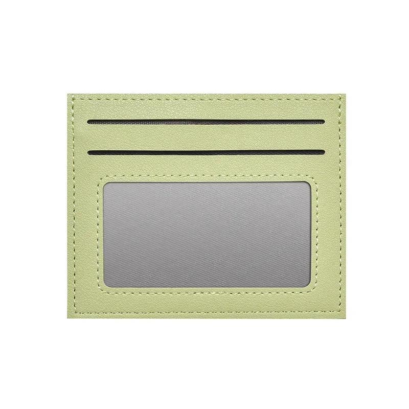 Moda damska Mini Bank Posiadacz karty kredytowej Organizator Portfel Moneta Kiesy Ultra cienka skórzana saszetka na dowód osobisty Torba na karty