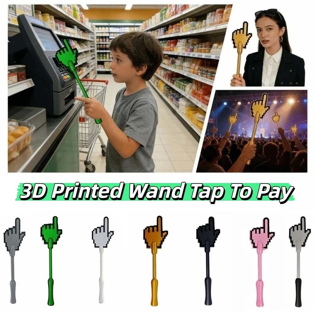 Detachable Contactless Payment Sleeve Creative Index Finger Wand Holder  Payment Tools