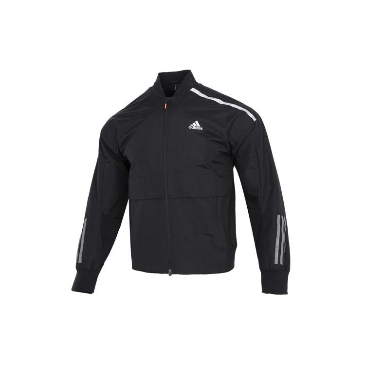 Men s adidas Th Bom Wvjkt Sports Stripe Casual Woven Jacket Black HM5161 S
