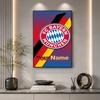 Bayern Munich Customize Your Name Diamond Painting Round Diamond Diy Frameless Holiday Artwork Suitable For Home Office Wall Decoration