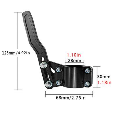 Styling Universale per Auto Regolazione Volante Leva Segnalazione Svolta Estensione Kit Posizione Su Leva Segnalazione Svolta Accessori Auto in Alluminio