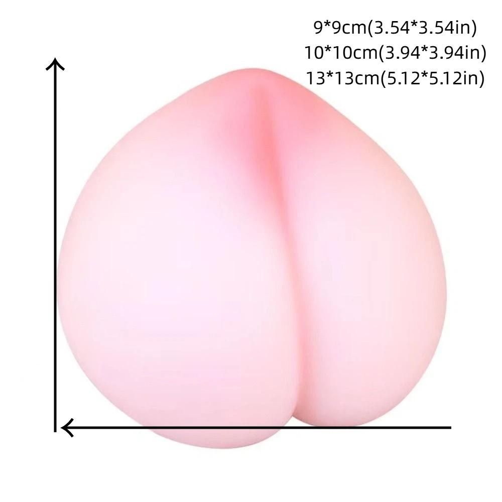TPE Material Anti Stress Ball Peach Shaped Stress Reliever Relax Slow Rebound Toy  Finger Massage