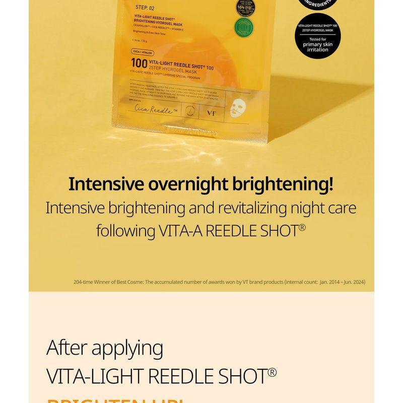 VT Vita-light Reedle Shot 100 2Step Hydrogel Mask