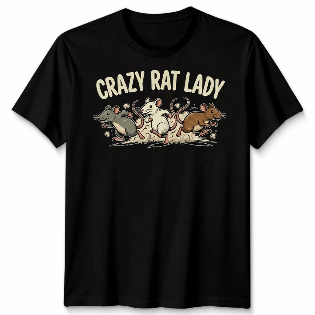 Crazy Rat Lady Rats Rodent Pet Owner Graphic Men’s T-Shirt Women’s Tee