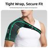 Adjustable Compression Sleeve Sweat-Absorbent Shoulder Stabilizer Shoulder Support Brace  Men