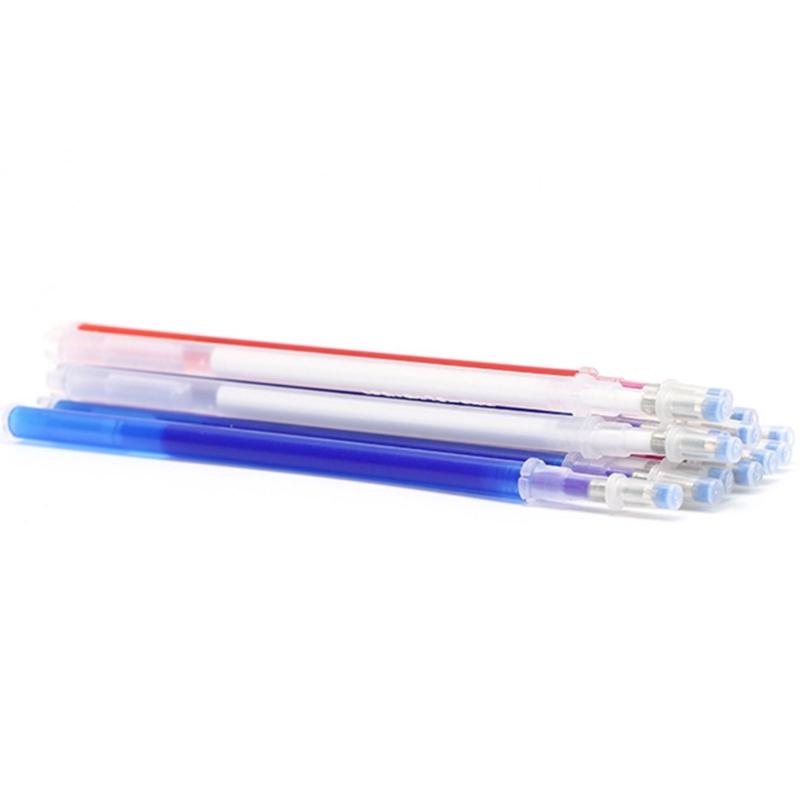 100x Erasable Fabric Refills High Temperature Disappearing Ink Fabric Marker Refills for Dressmaking Fabric PU Leather