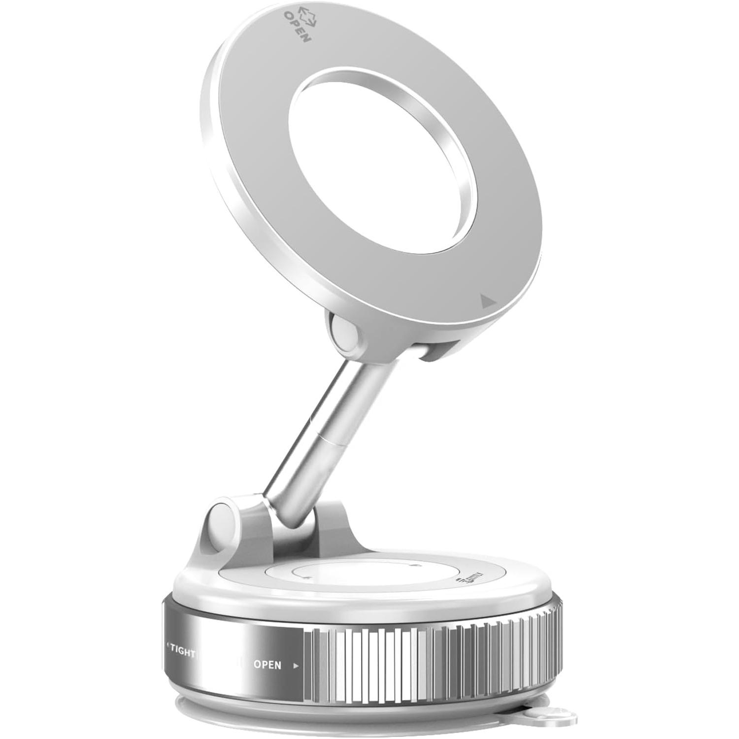 Vacuum Magnetic Phone Holder for Car Suction Cup Phone Mount Adjustable Suction Phone Mount 2026 Upgraded Vacuum Magnetic