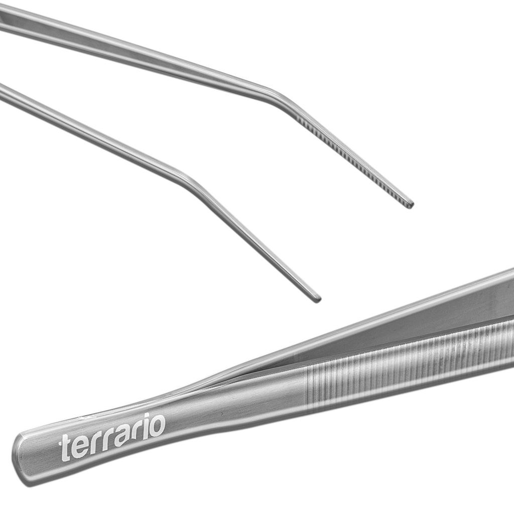 Long Angled Tweezers 48cm For Reptile Terrarium Feeding Cleaning