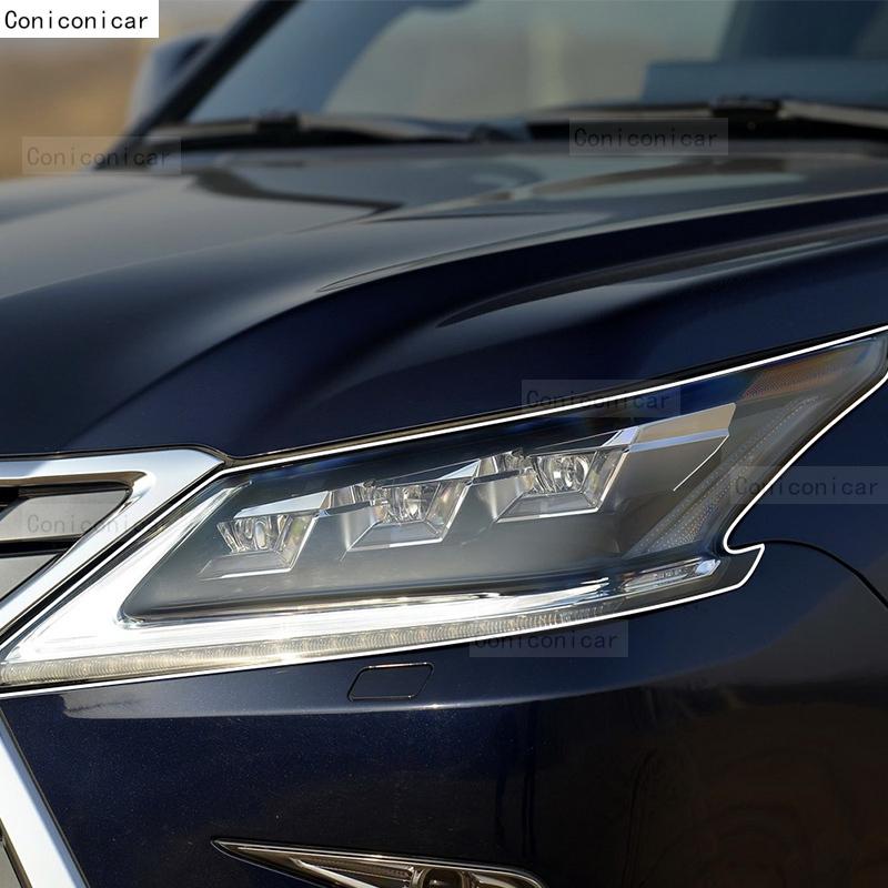 Autoscheinwerfer-Schutz Transparente Kratzfeste Schutzfolie TPU-Aufkleber für LEXUS LX 570 2015- Zubehör
