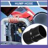 Single 70mm276" ID 127mm Black Car Silicone Hose Hump Hose Universal