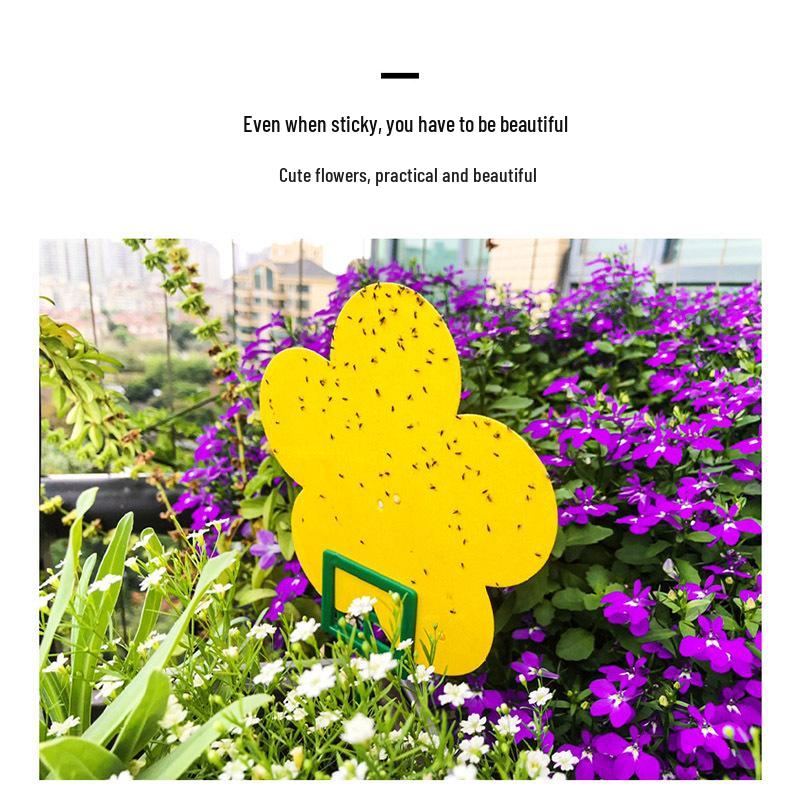 Sticky Trap Double-Sided Yellow & Blue Insect Lure for Greenhouses - Essential for Fruit Fly, Thrips, and Household Pest Control.