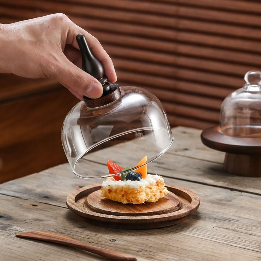 Wooden Cake Tray Exquisite Storage Tray Kitchen Organizer Butter Box Tea Table