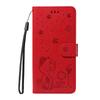 For Samsung Galaxy A07 4G/A06 5G/A06 4G Leather Case Cat Bee Pattern Phone Cover Wallet Stand with Strap