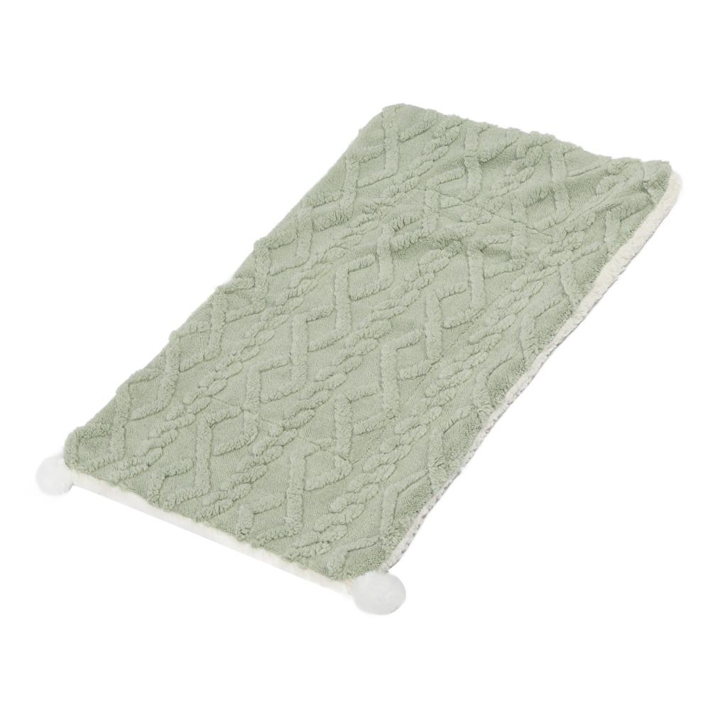 Double Layer Thicken Dog Cat Blanket Soft Warm Plush Pet Throw Blanket Pet Blanket for Sleeping