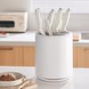 Kitchen Cutter Rack And Chopstick Holder 360° Rotation Stable Storage Rack Breathable Water-Draining Multifunctional Kitchen Organizer