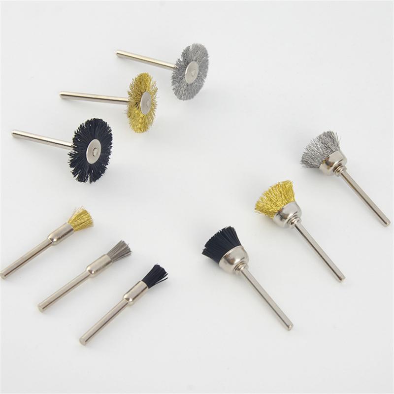 XCANMetal Polishing Tool Kit Steel Wire Brush Disc Polishing Wheel for Dremel Rotary Tool Acceossires