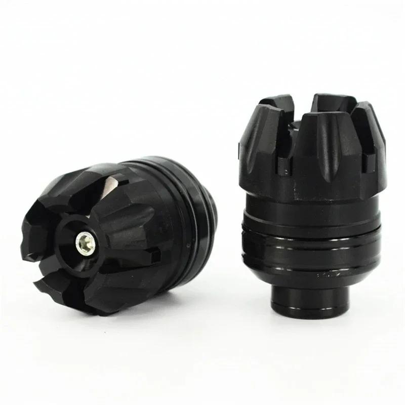 S Universal Motorcycle Front Suspension Protection Cup Anti Collision Frame Slider Falling Protector Aluminumalloy Moto Parts