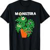 Monstera Halloween Plant Lady or Dad Lazy Costume T-Shirt