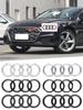G5 ABS Car logo Front Grill Rear Bumper Tail Trunk Emblem For QQ4 Sline A3 A1 A4 A6 B8 A5 B9 B6 B7 C7 A7 A8 Auto Styling Accessory