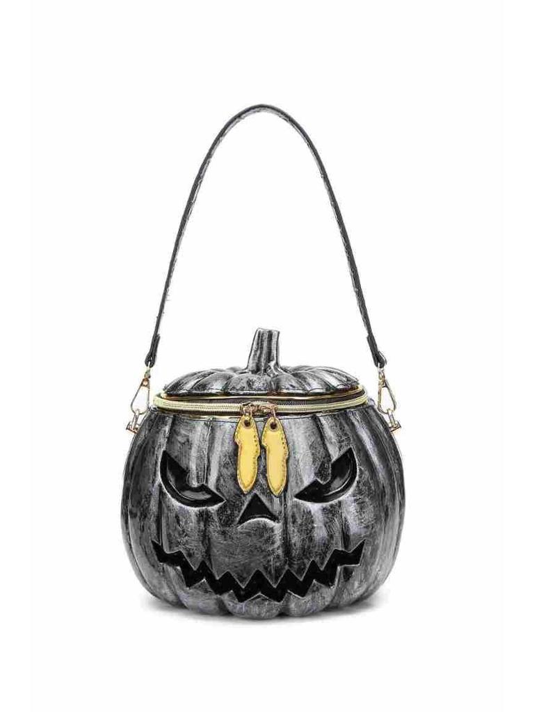 2024 Trendy Halloween 3D Pumpkin Head Shoulder Bag for Women