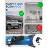 Heavy Duty 2in Trailer Hitch Storage Bracket 150lb Load Capacity for Secure Mounting and Easy Installation On Truck Beds