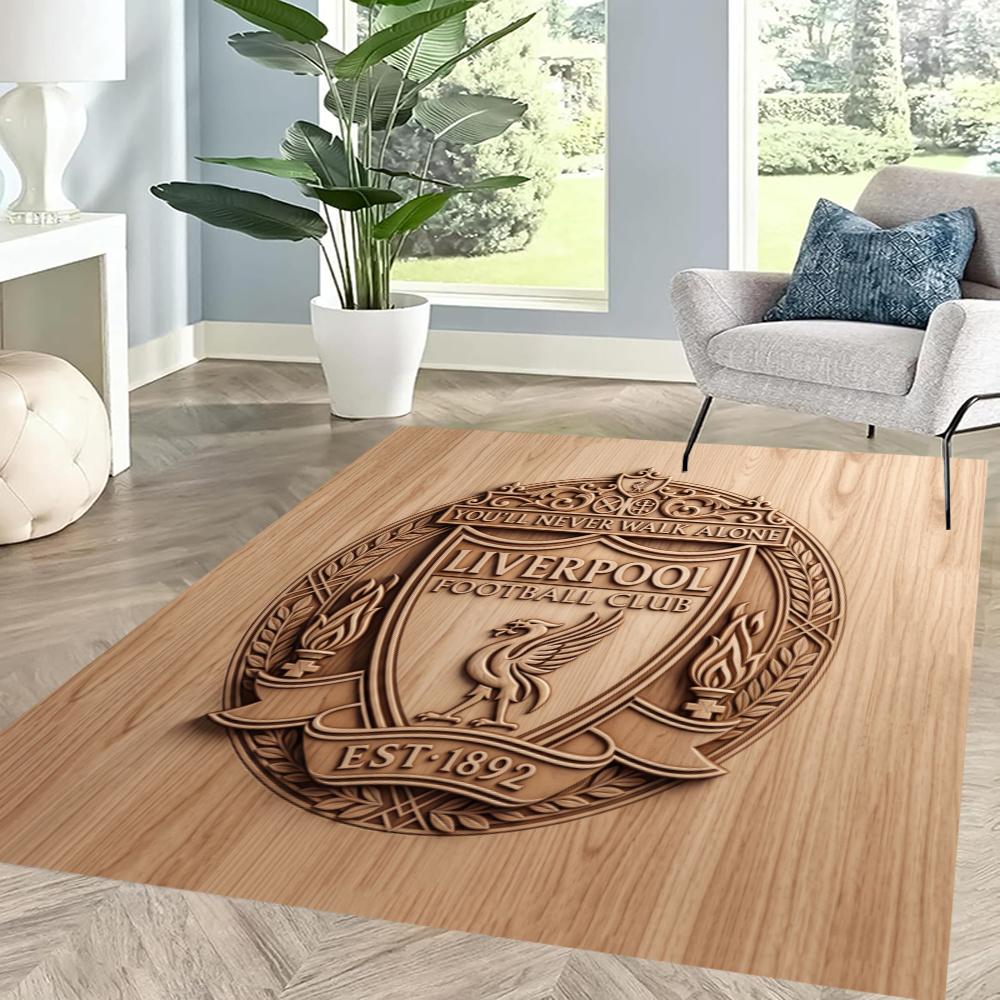 Liverpool Football Club Floor Rug Office Rug Suitable For Entryway Decorate Room Study Room Kitchen Antislip Carpet Office Home Decor