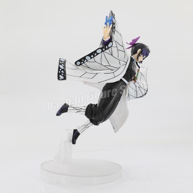 Gk Demon Slayer Actionfigur Kochou Shinobu Figur PVC 21cm Sammlung Anime Kimetsu No Yaiba Ornamente Modell Spielzeug für Geschenke