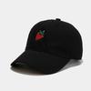 Sunscreen Embroidery Fruit Strawberry Cap Summer Small Fresh Baseball Cap Men's Shade Bend Cap