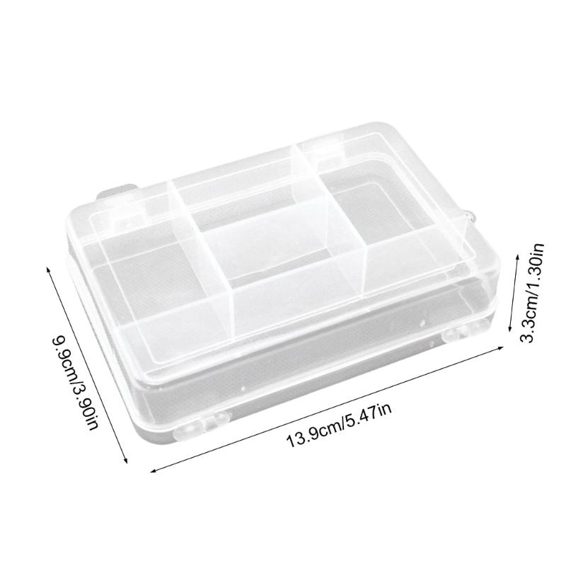 6Pcs See Through Divider Boxes For Efficient Organization Divider Box For Organizing Hardware And Craft Supplies