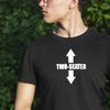 Funny Two Seater T-Shirt Humorous Statement Tee Gag Gift for Friends Couple Fun Casual Shirt Unisex Breathable Comedy Gift Idea