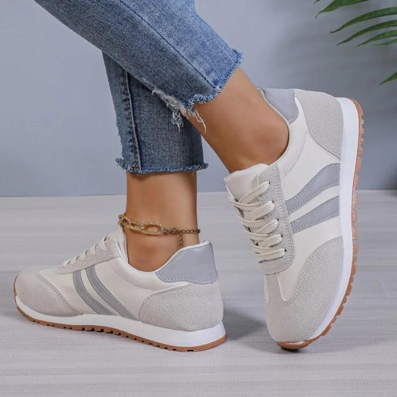 Women Sneakers New Casual All-match Shoes Breathable Cloth Surface Lightweight Sneakers Women Zapatos De Mujer