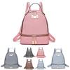 Stylish Macaron Color Canvas Backpack With Large Capacity For Travel And School Use