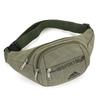 Canvas waist bag, men's chest bag, crossbody bag, outdoor sports, mountain climbing, cycling, sports function, student bag A-DH