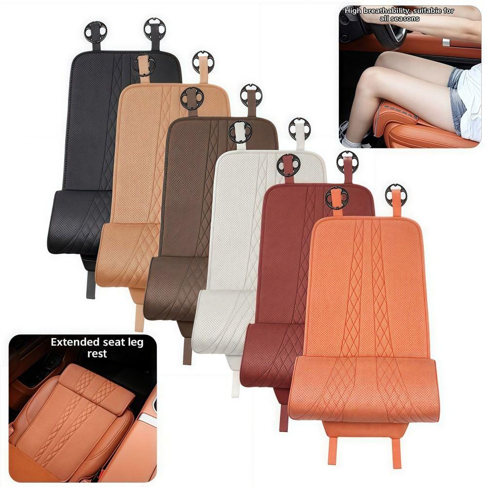 Universal Car Seat Leg Support Pad Memory Foam Breathable Seat Extender Leg Cushion Comfort Leather Seat Cushion For Long Drive