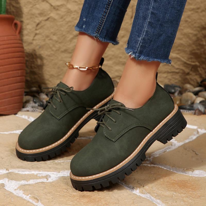 Босоножки на ремешках блочный каблук одинарная осень новый круглый носок замшевые лоферы на платформе с панелями нескользящая подошва 43 2550₽