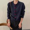 Autumn and winter new loose and thin round neck love knitted cardigan women's lazy wind sweater jacket top