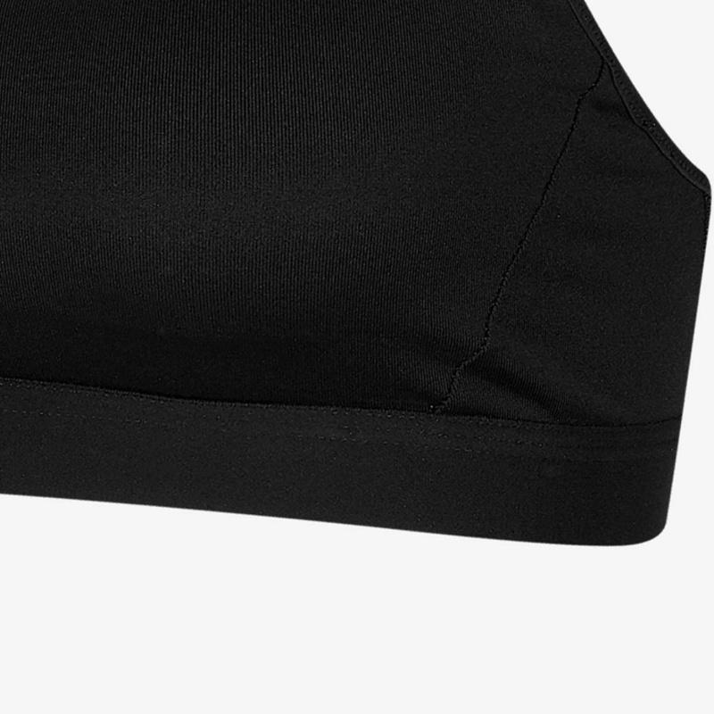 Nike Strappy Solid Medium Support Sports Bra Women Underwear Black CD7130-010