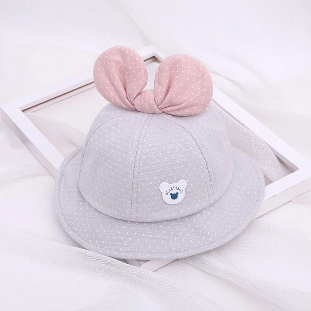 Cotton Baby Hat Lovely Bow Infant Hat Cute Kids Sun Hat  Photography