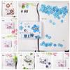 200PCS Sakura Decorative Sticker Flower Petals Tape Scrapbooking Sticky Paper Masking Tape