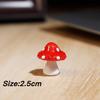 Mushroom Family Handmade Glass Ornaments Cute Mushroom Glaze Figurine Mini Car Decorations Creative Holiday Gifts Wholesales New