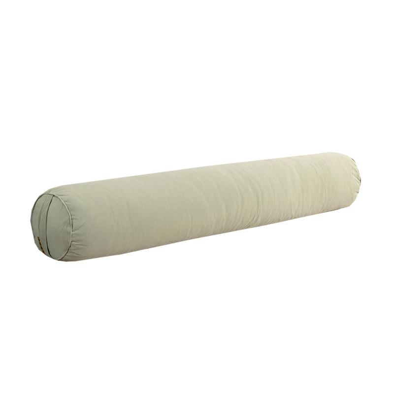 Cuscino Lungo Cilindrico Monocolore con Manico per Supporto Collo Schiena Gambe Rimovibile Lavabile Uso Donne Incinta Cuscino per Camera da Letto