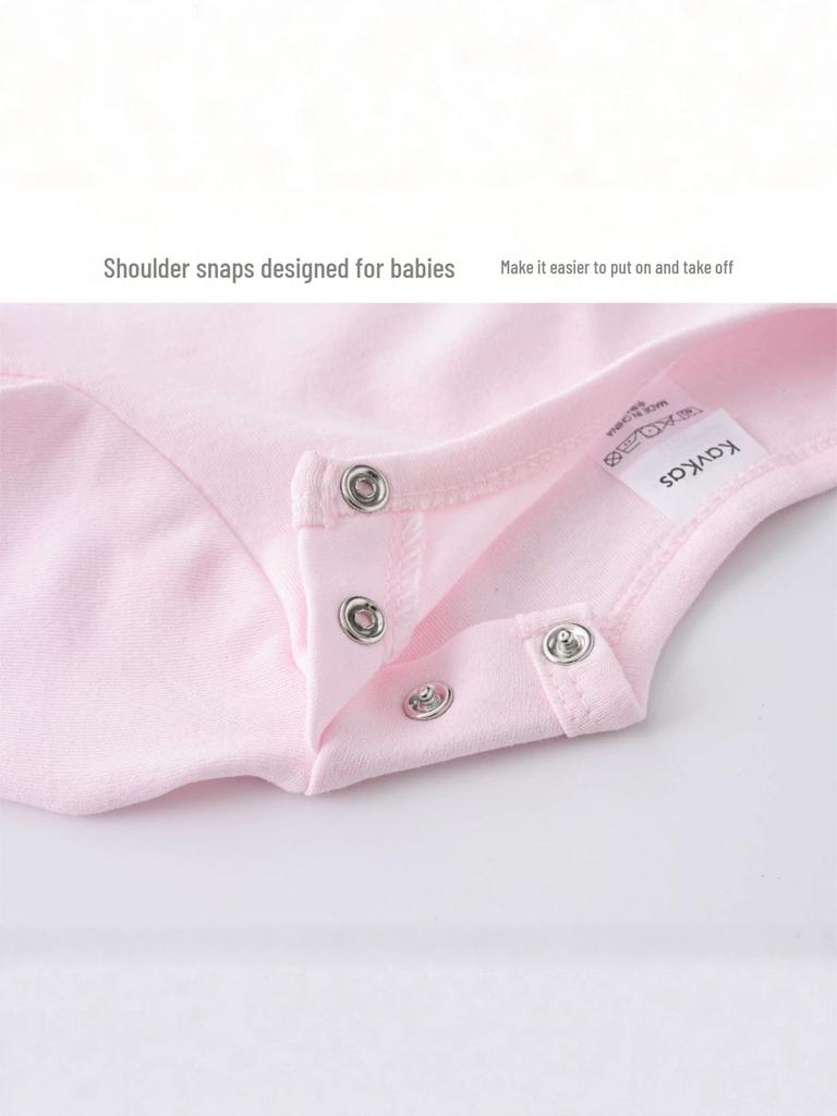 Newborn Pure Cotton Long Sleeve Romper Pajamas