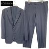 Kiton Excellent Condition UA89K01X1617002 14 Micron Check Suit Suit Setup 54 R08 NavyUsed