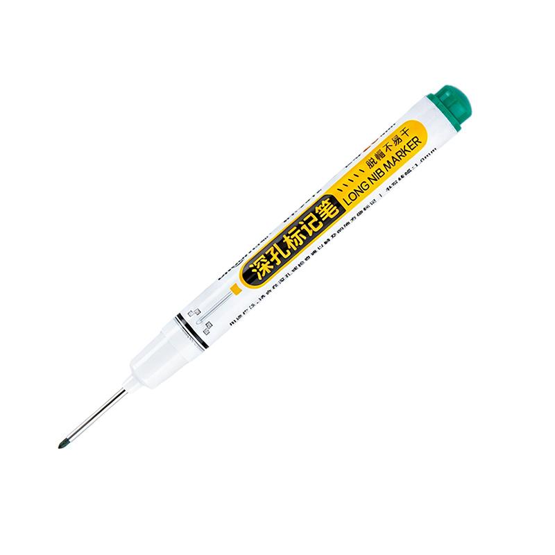 72 Hours Deep Reach Marker Waterproof Construction Pen Long Nip Drill Markers Colorful Waterproof Carpenter Pens
