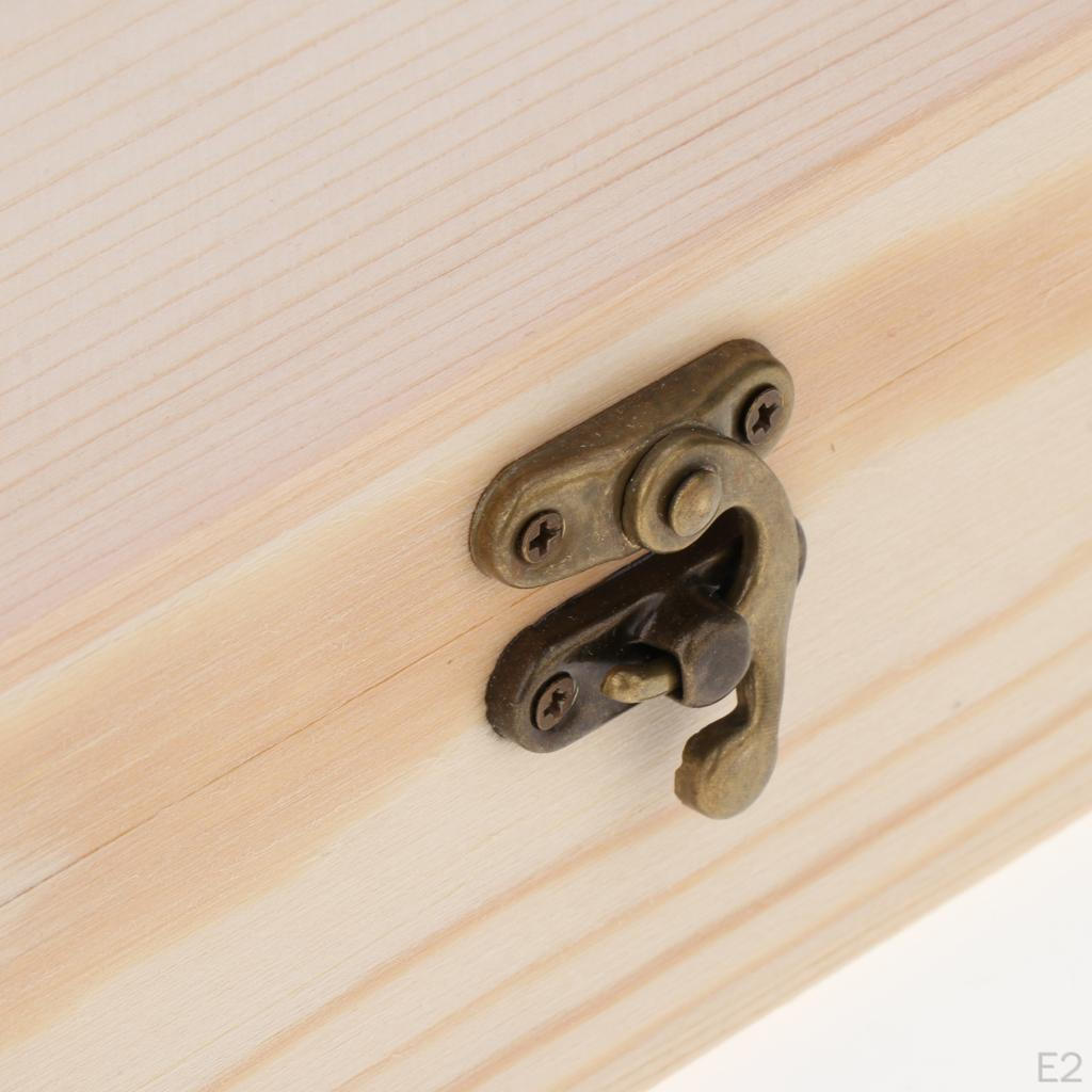 Scatola per Gioielli per Artigianato Fai da Te Falegnameria Scatola Regalo Ricordo Chest93 Misure tra cui Scegliere)