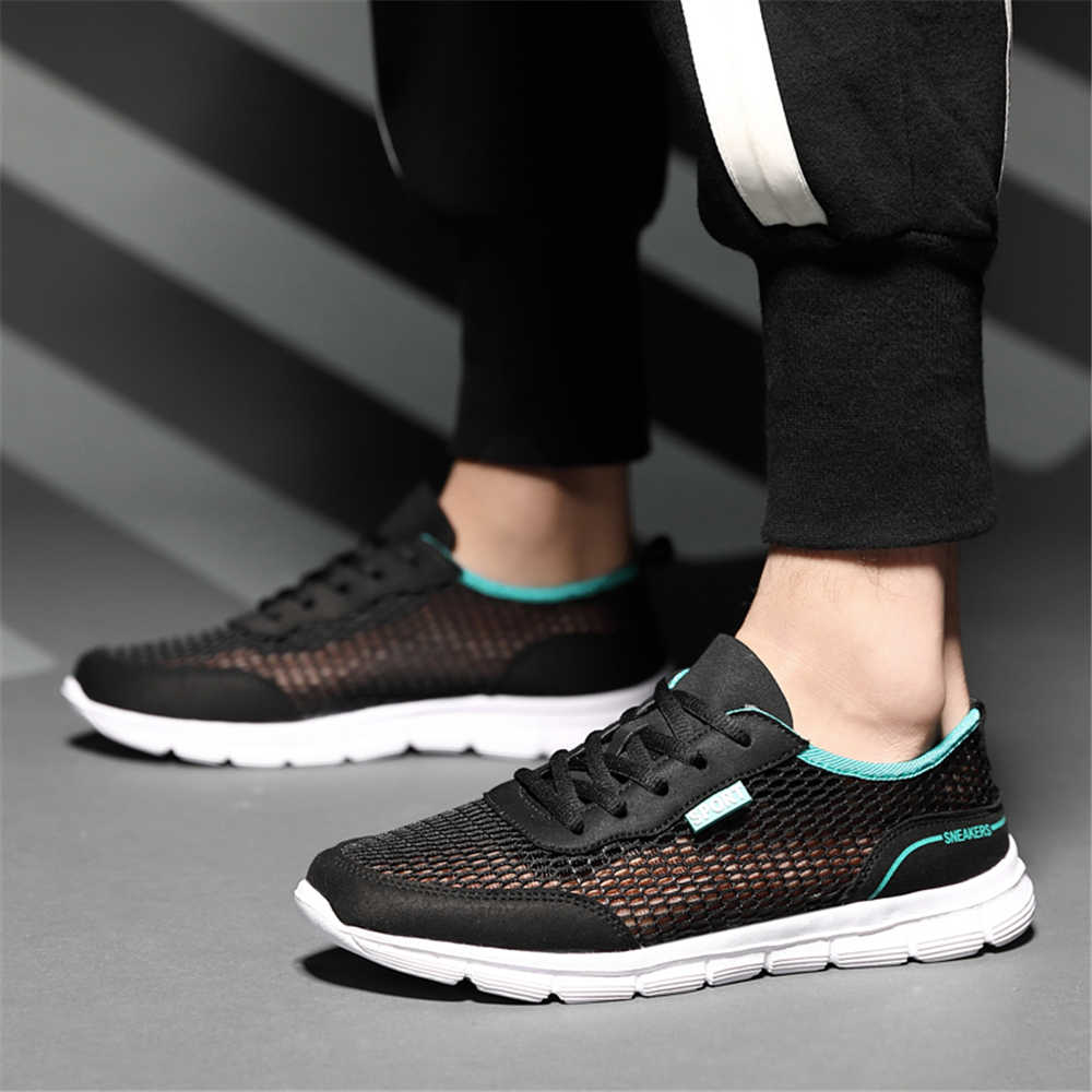 Fashion Beach Lying Mash Best-selling Flats Sneakers Gray Khaki Men's Shoes Sport Tenni Leisure Order Outing Tenisky Aestthic Boty