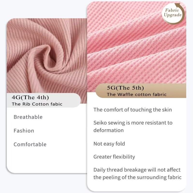 FINETOO Women Cotton Panty Sexy Waffle Female Low Waist Briefs Comfortable Underwear