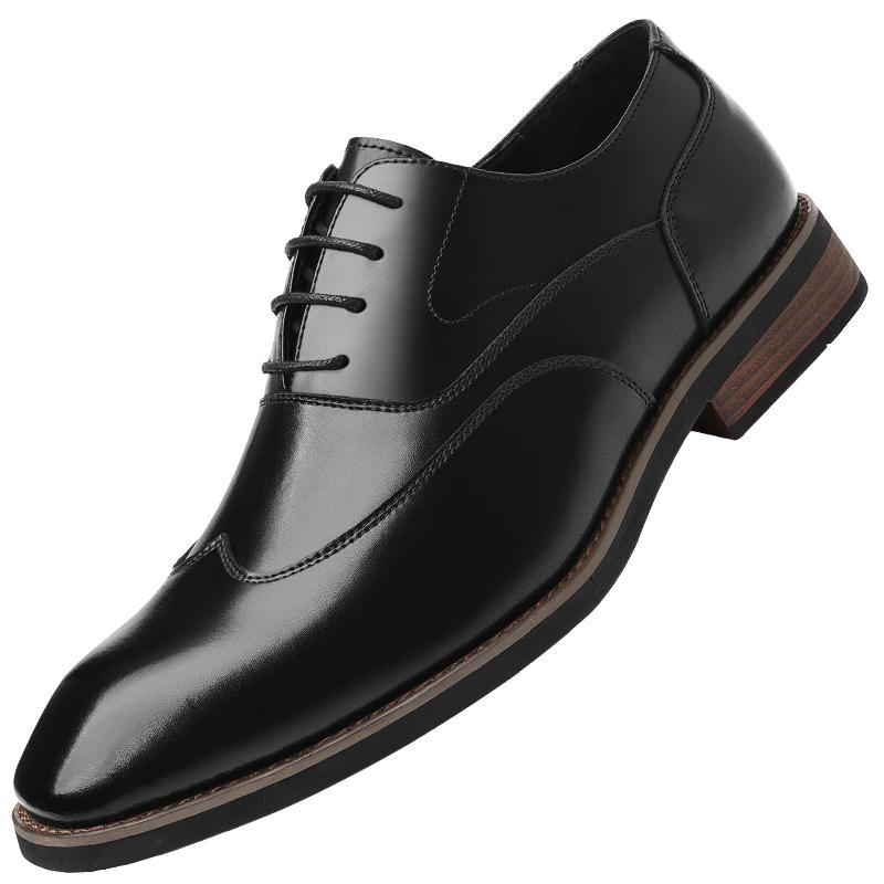 Men's Casual Leather Shoes Gentleman's Business Classic Style Work Office Dress Adult Suit Shoes Plus Size Quality Shoes New