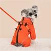 Regulable Dog Rain Jackets Snowproof Windproof Clothes Removable Dog Raincoats for Comfortable Dry Walks